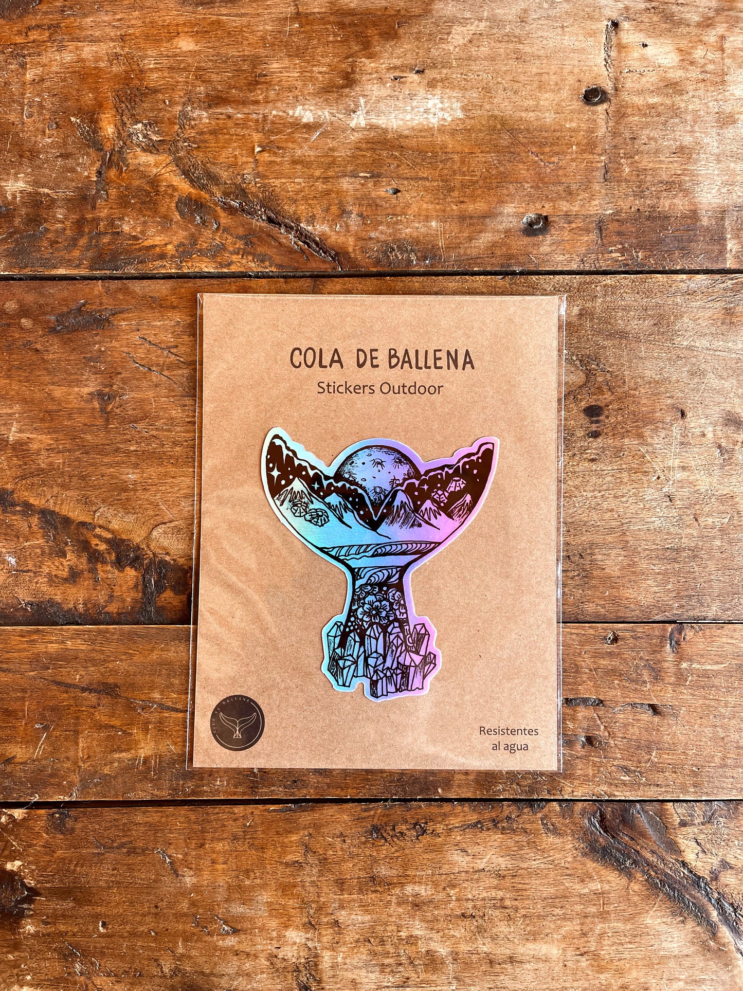 Sticker Cola Cuarzo Tornasol