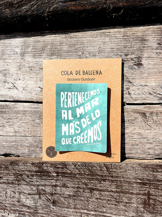 Sticker Pertenecemos
