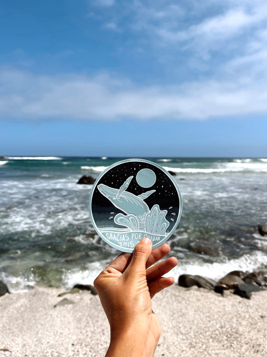 Sticker Ballena Alas